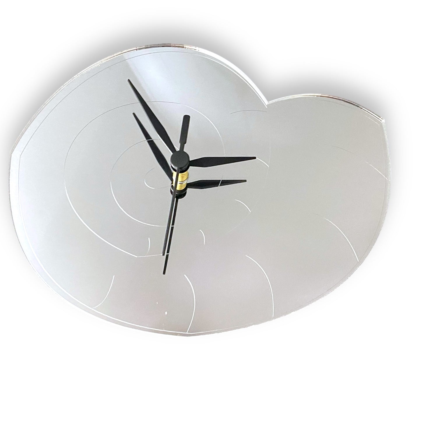 Horloges gravées en forme de coquillage de nautile - Nombreux choix de couleurs