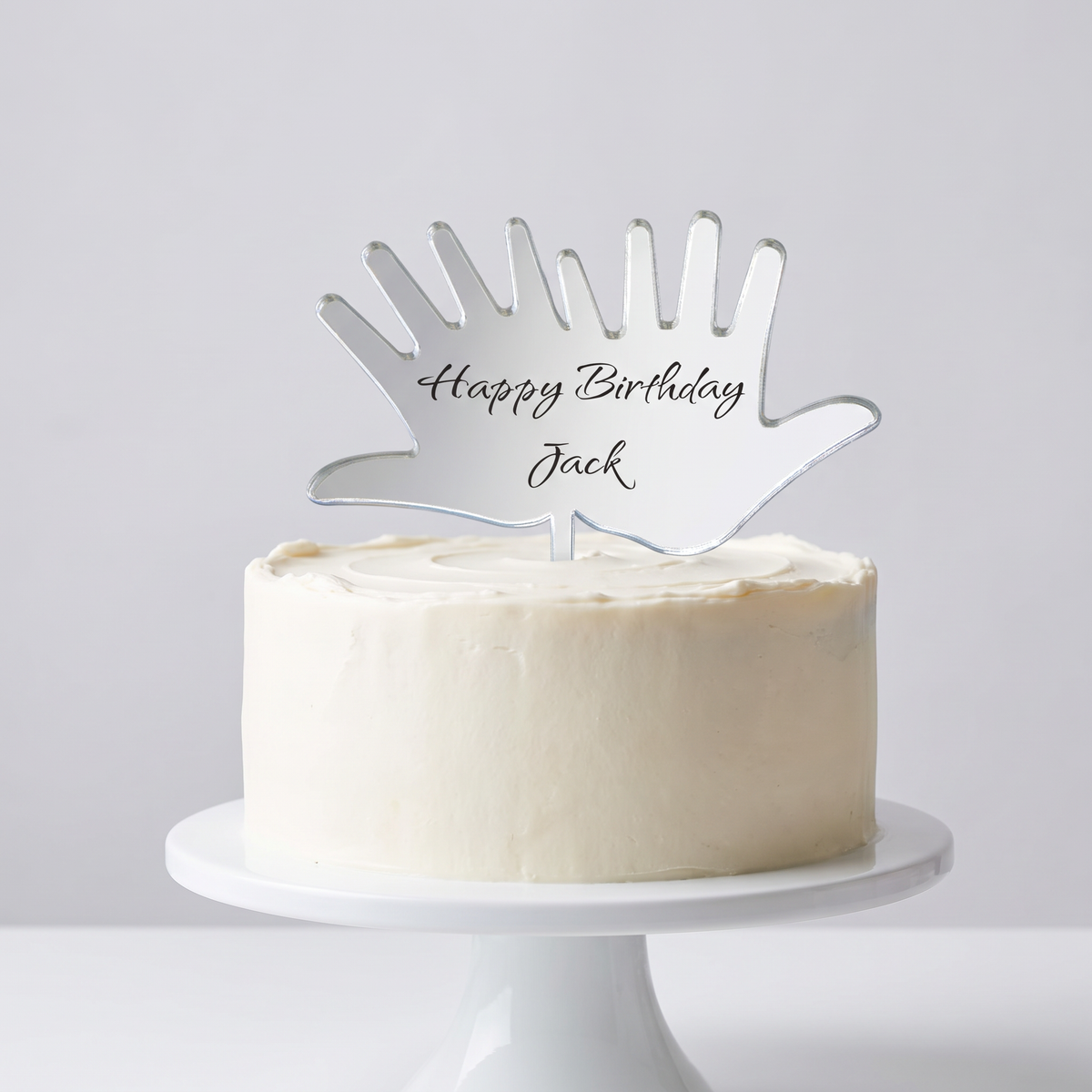 Custom Hand-Shaped Cake Toppers in Bespoke Colors