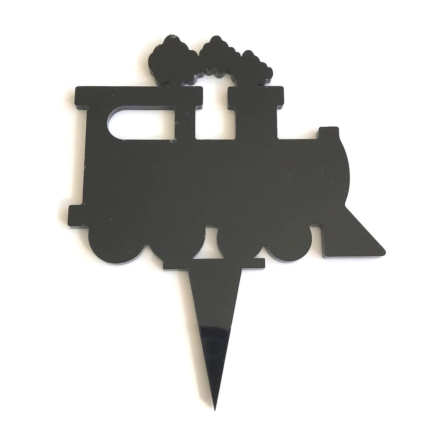 Handcrafted Reusable Steam Train Cake Topper in Various Colors & Sizes, Eco-Friendly UK Made