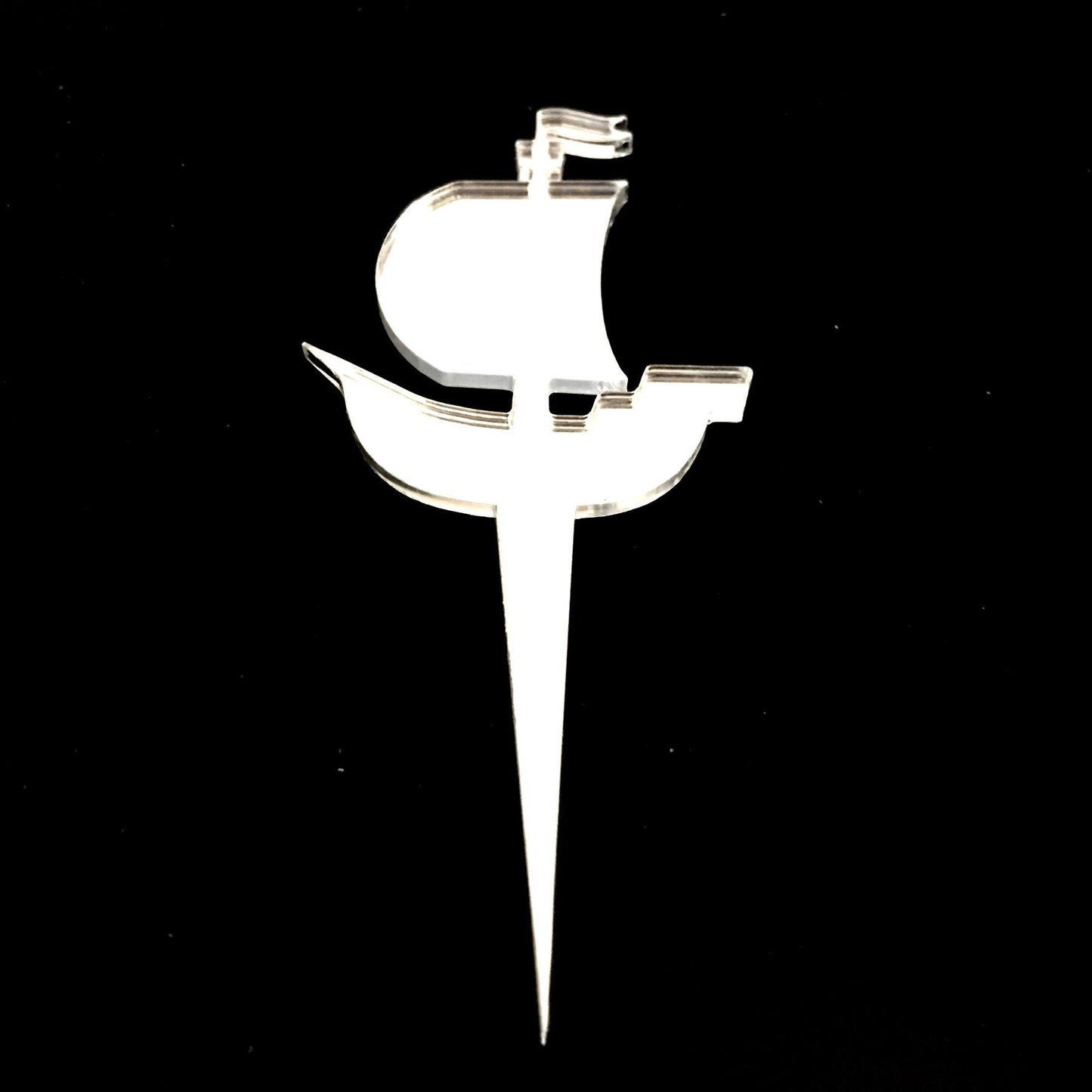 Pirate Ship Cake Toppers Custom Cupcake Decorations