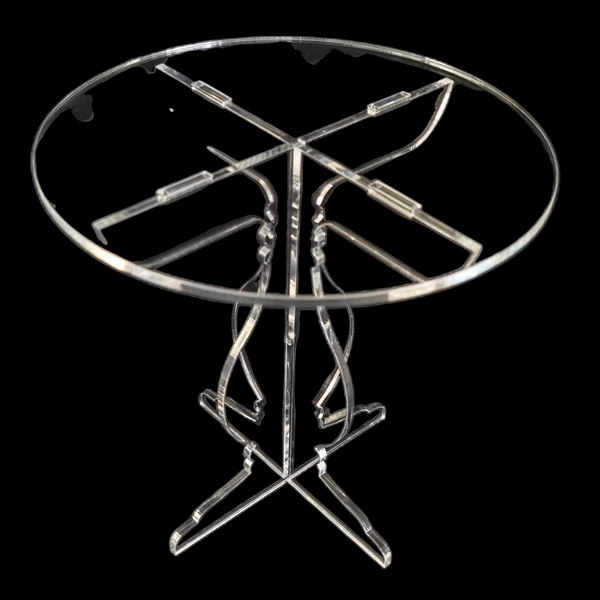 Single Tier Round Cake Table Display Stands - Many Colours & Engraving Option