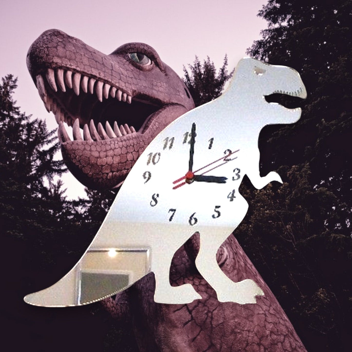 Horloges en forme de dinosaure T-Rex - Plusieurs choix de couleurs