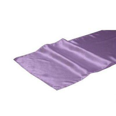 Lavender Satin Smooth Table Runners
