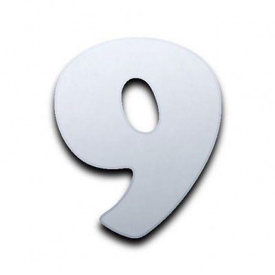 Number 9 Mirrors, Custom Made - Font, Colour & Sizes