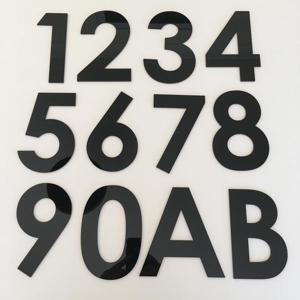 Oval Shaped House Number Signs