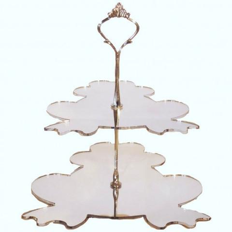Two Tier Frog Cake Stand