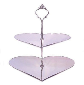 Two Tier Heart Cake Stand