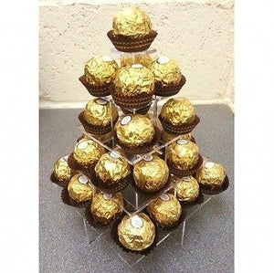 Square Rocher Chocolates / Sweets Display Stands