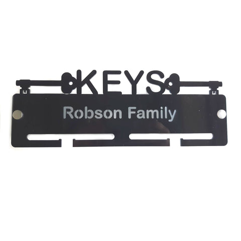 Personalised Key Hangers - Mortice Key Design
