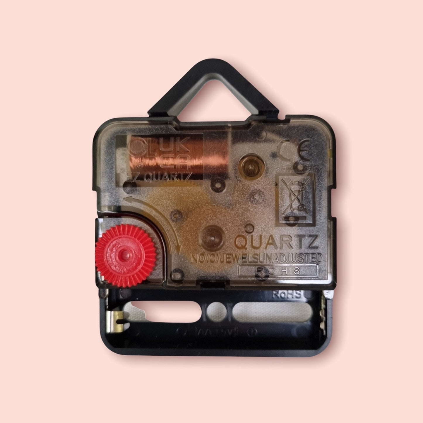 Horloges carrées numérotées bicolores - Nombreux choix de couleurs