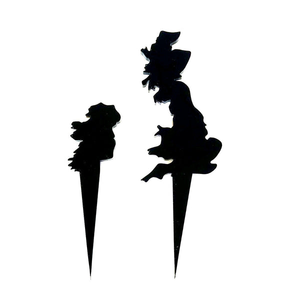 UK Map Shaped Cake Toppers