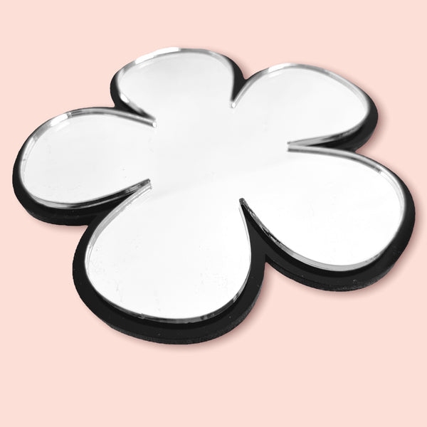 Daisy Shaped Mirrors with a Colour Frame of your choice & Hooks