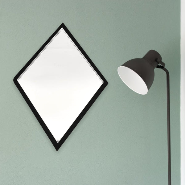 Diamond Shaped Mirrors with a Colour Frame of your Choice & Hooks