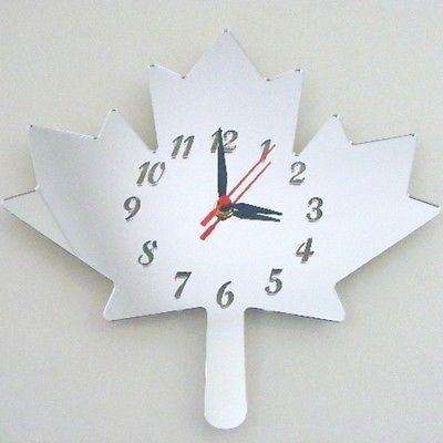 Canadian Maple Leaf Shaped Mirror - Many Colour Choices