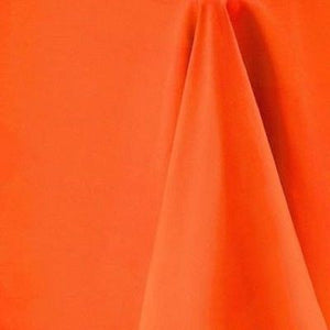 Orange Round Tablecloth