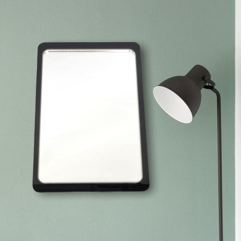 Rounded Corner Rectangle Shaped Mirrors with a Colour Frame of your choice & Hooks