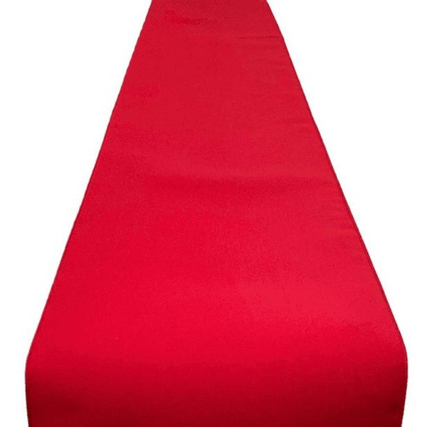 Red Soft Cotton Linen Feel Table Runners