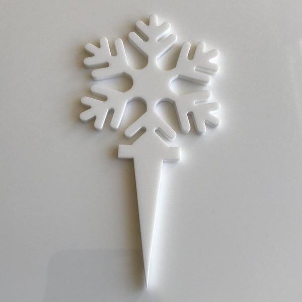 Snowflake Cake Toppers