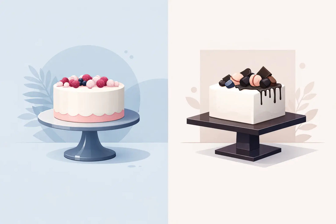 How to Choose a Round or Square Cake Stand
