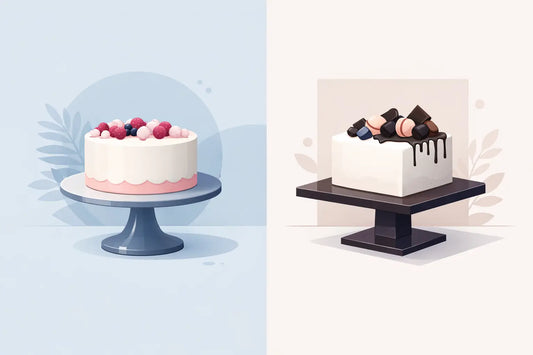 How to Choose a Round or Square Cake Stand