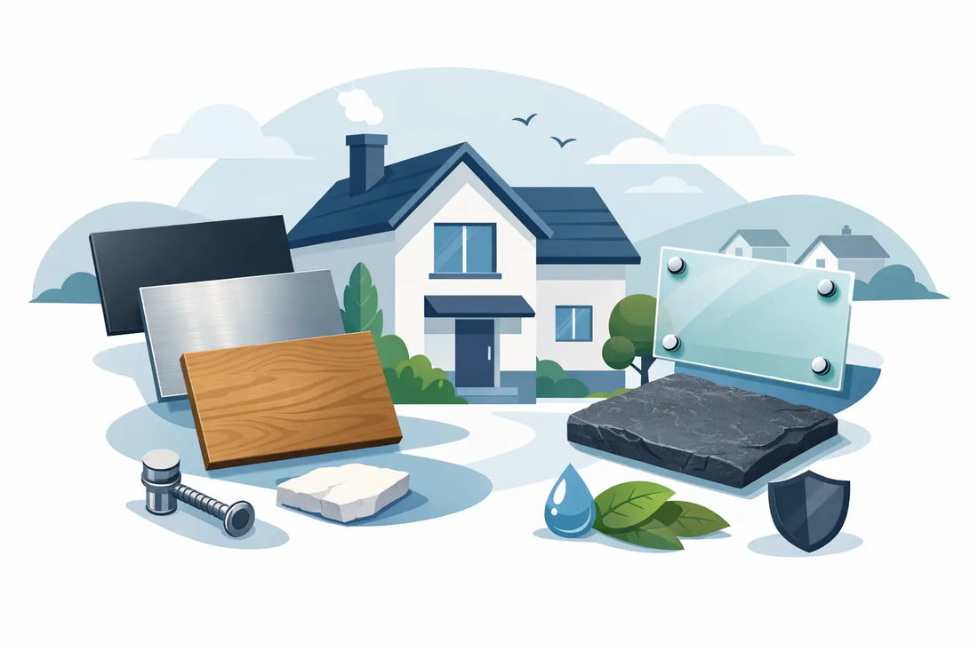 Best House Sign Materials for UK Homes
