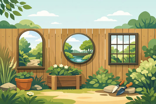 Garden Mirror for Fence: What to Choose