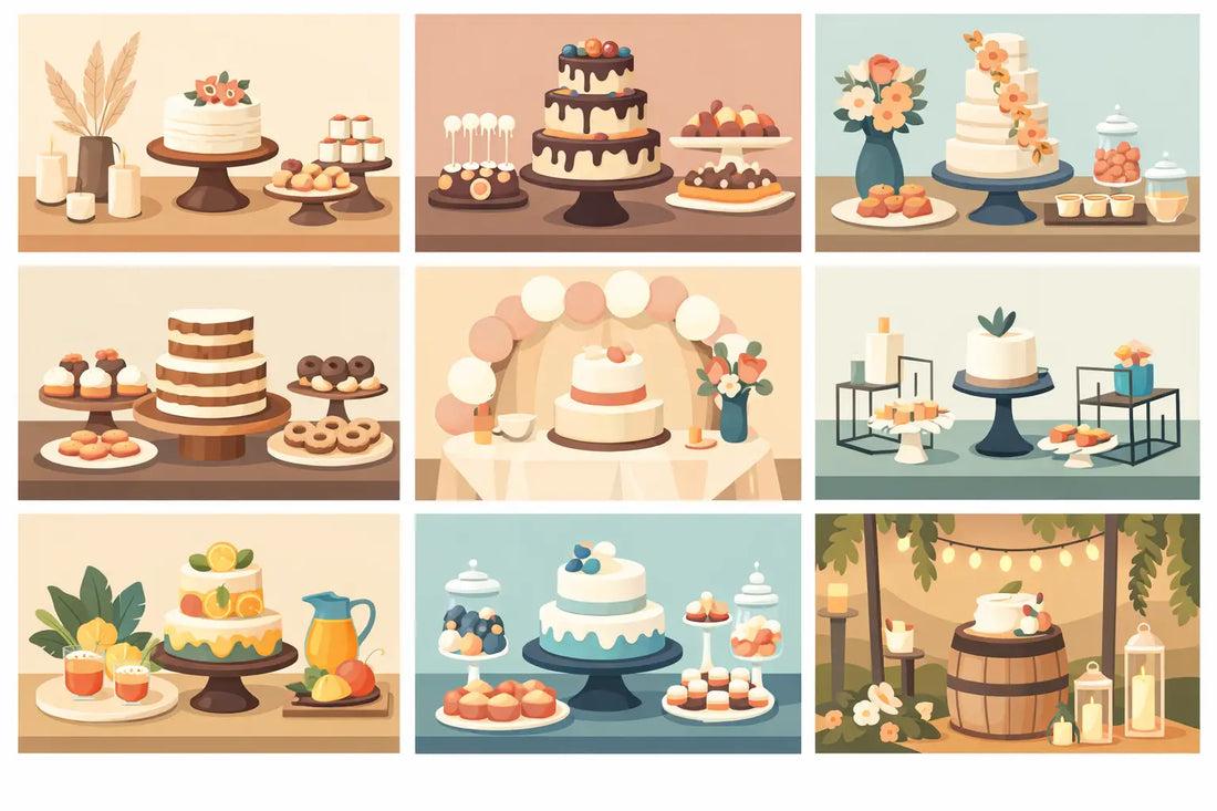 12 Cake Table Setup Examples That Look Considered
