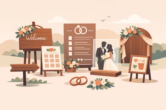 12 Personalised Wedding Sign Examples That Work