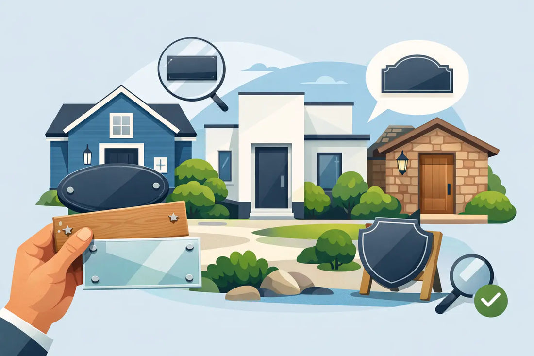 How to Choose House Sign That Looks Right