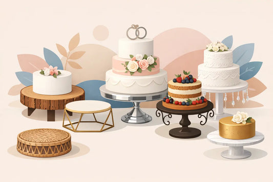 12 Wedding Cake Stand Examples for Every Style