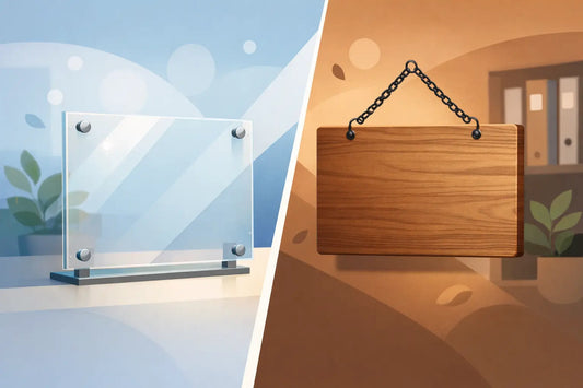 Acrylic vs Wooden Signs: Which Works Best?