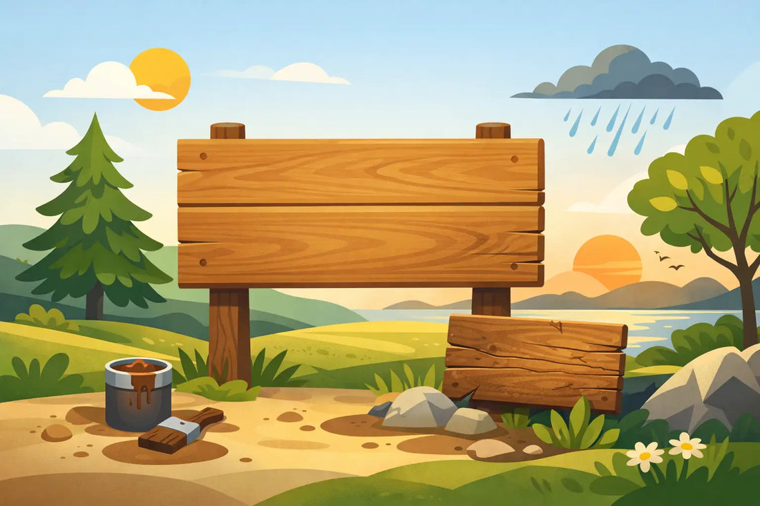 Can Wooden Signs Be Used Outdoors? What Lasts
