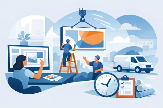 How to Order Custom Signage Without Delays