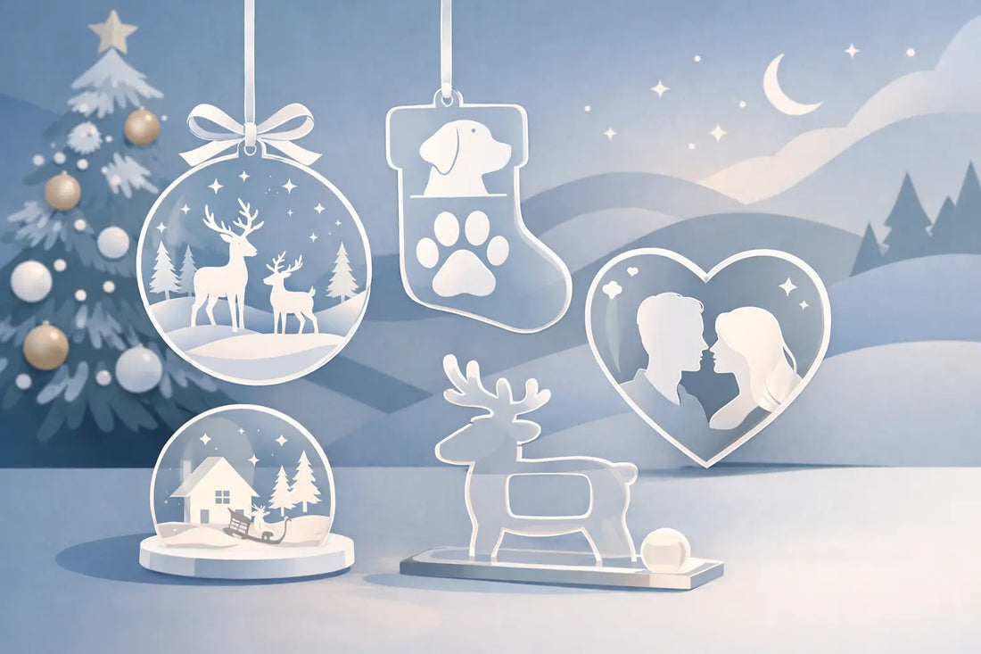 Acrylic Christmas Decorations Personalised