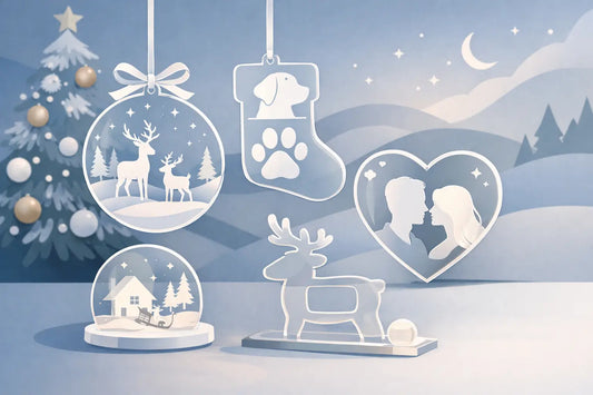 Acrylic Christmas Decorations Personalised