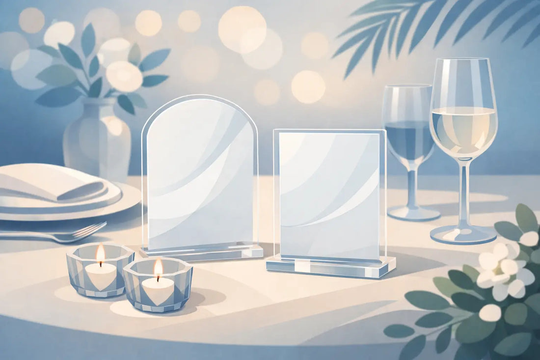 Acrylic Table Number Signs That Work