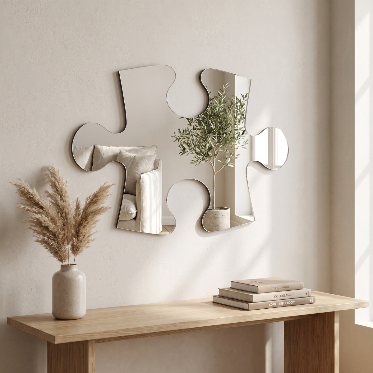 Jigsaw Piece Mirror