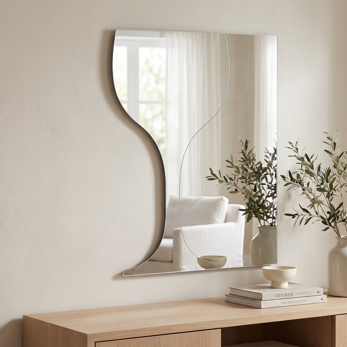 Wine Glass Mirror