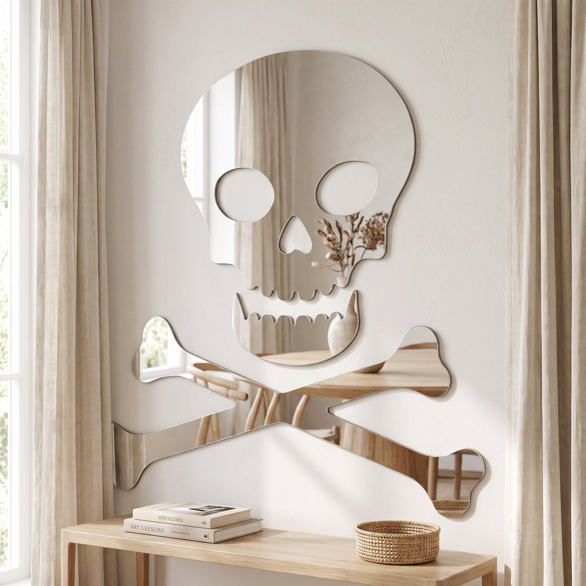 Skull & Crossbones Mirror