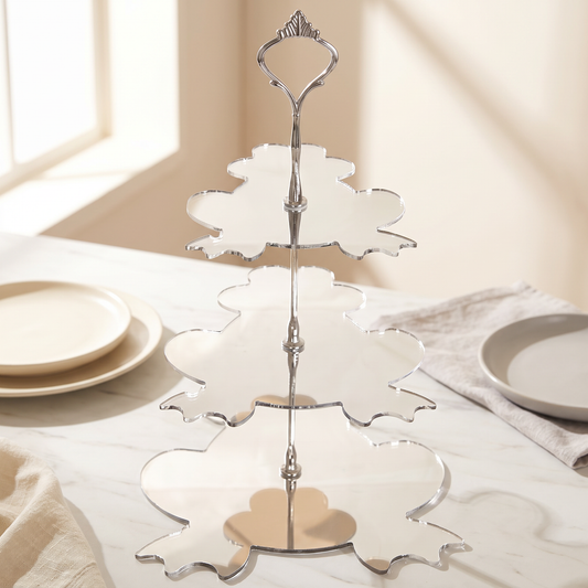3-Tier Frog Ceramic Cake Stand for Parties and Dessert Display