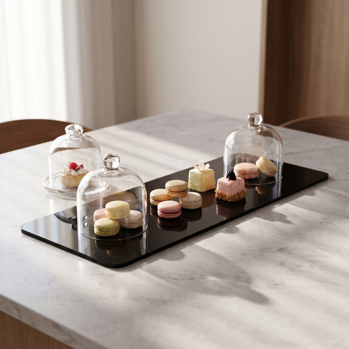 Clear Rectangular Acrylic Table Runner