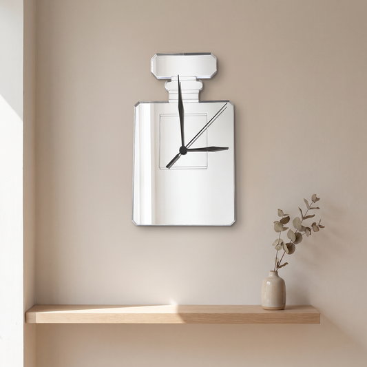 Perfume Bottle Wall Clock