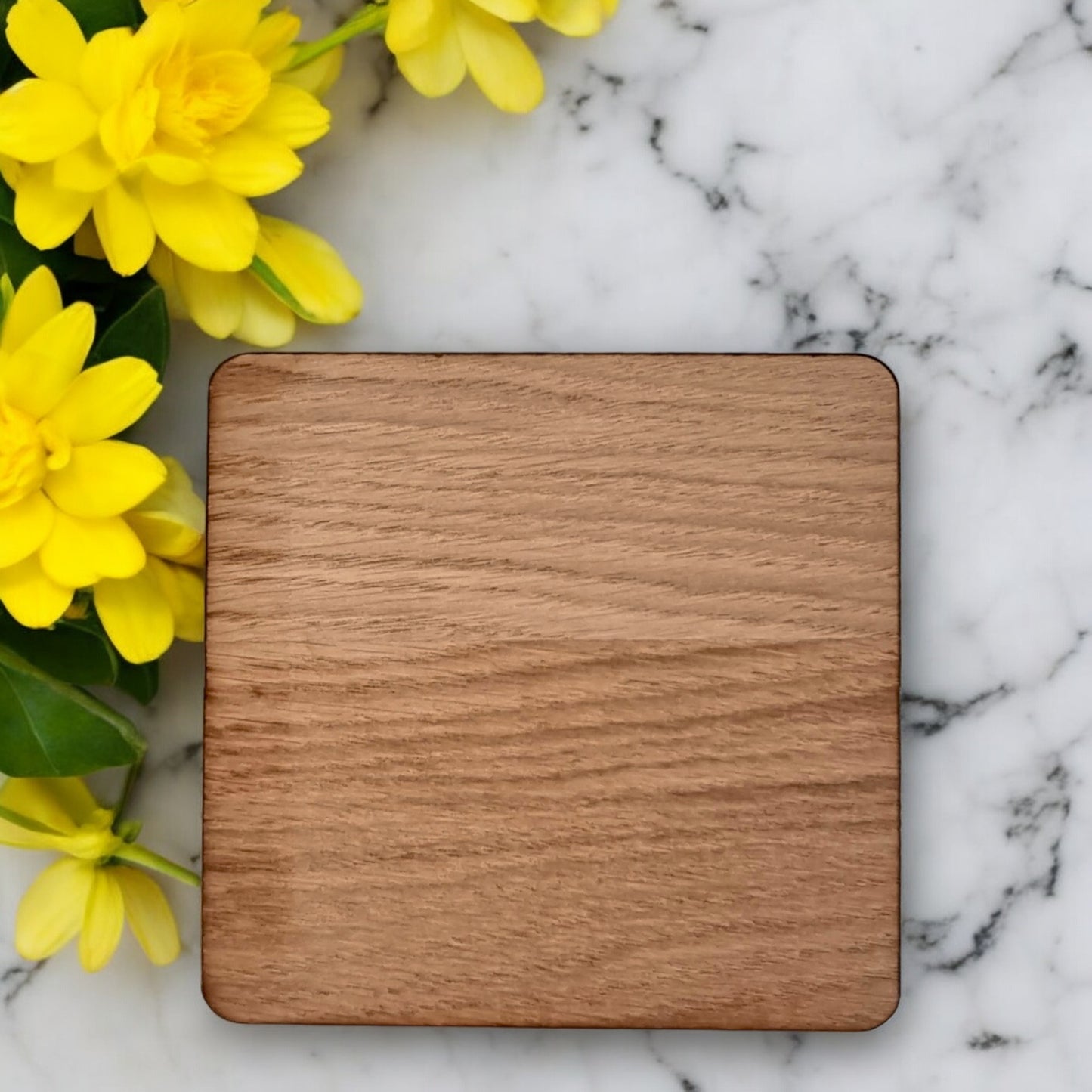 Square Placemats & Coasters - Wooden Colours