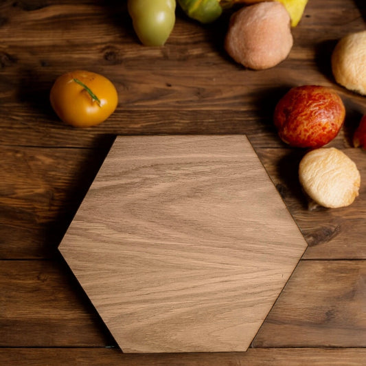 Hexagon Placemats & Coasters - Wooden Colours