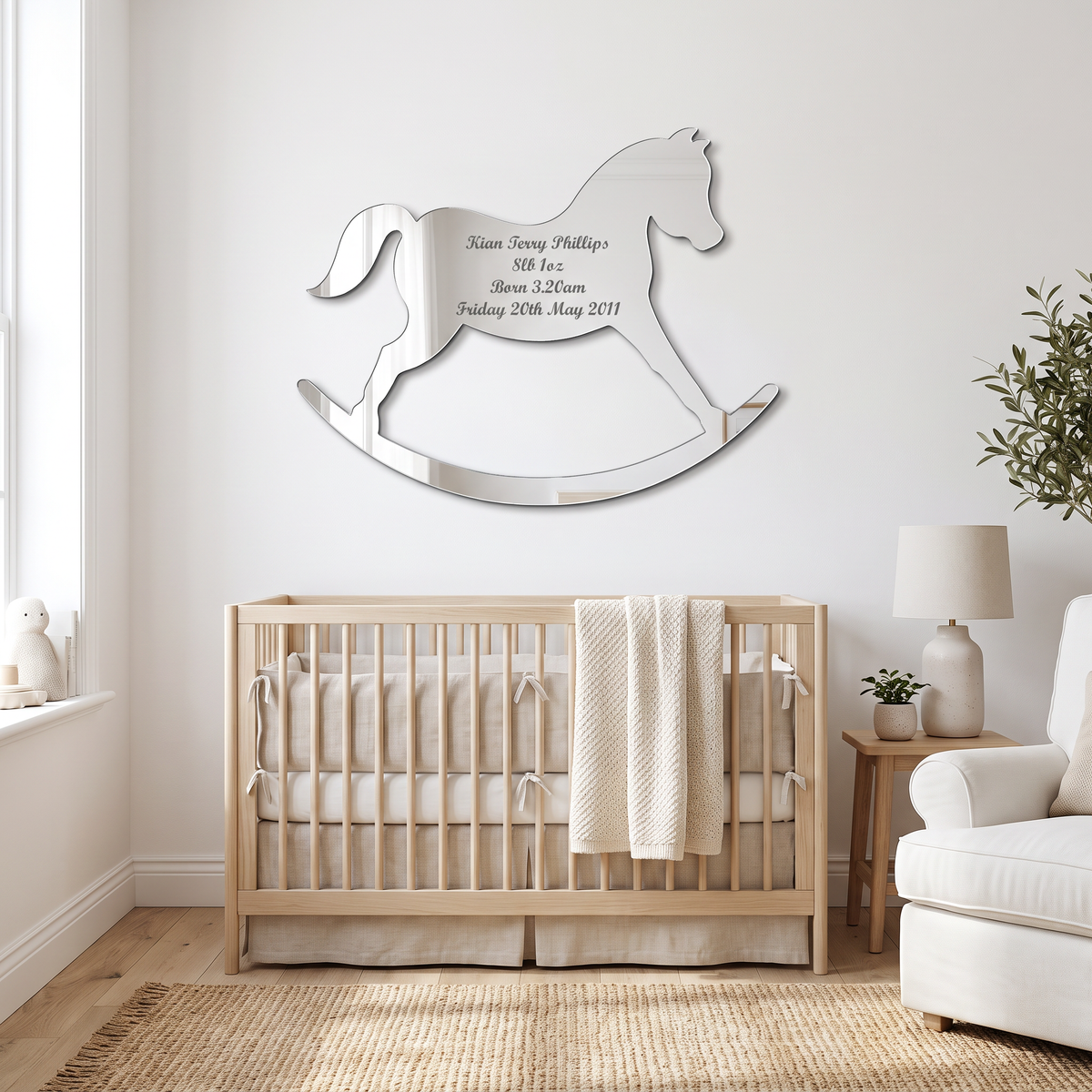 Miroir cheval à bascule