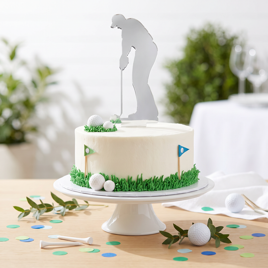 Custom Golfer Cake Topper Personalized Birthday Golf Party Decor