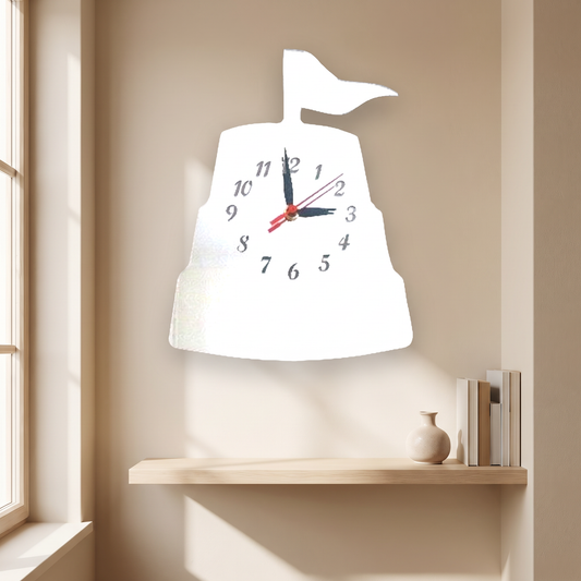 Sand Castle Shaped Decorative Wall Clock