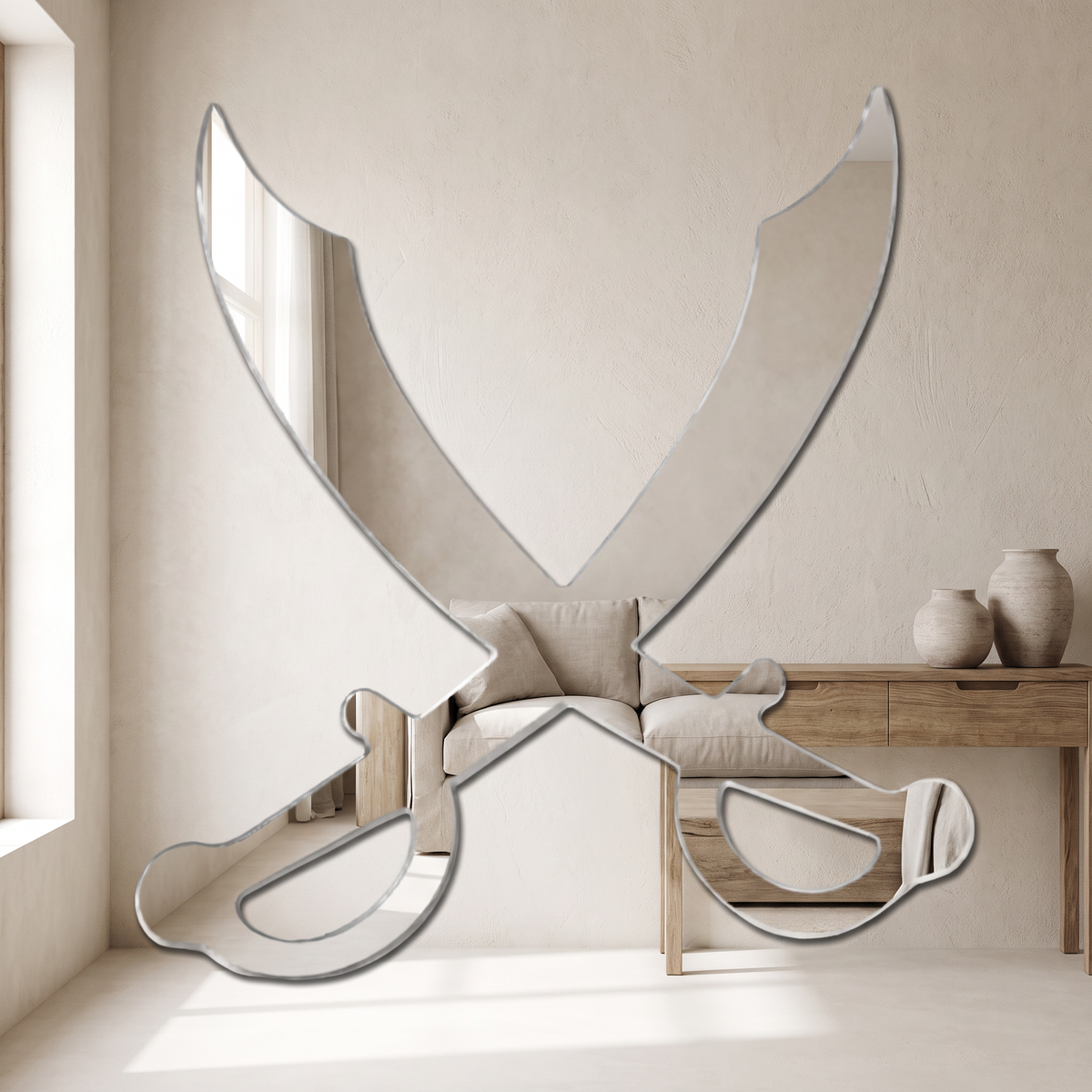 Crossed Swords Mirror