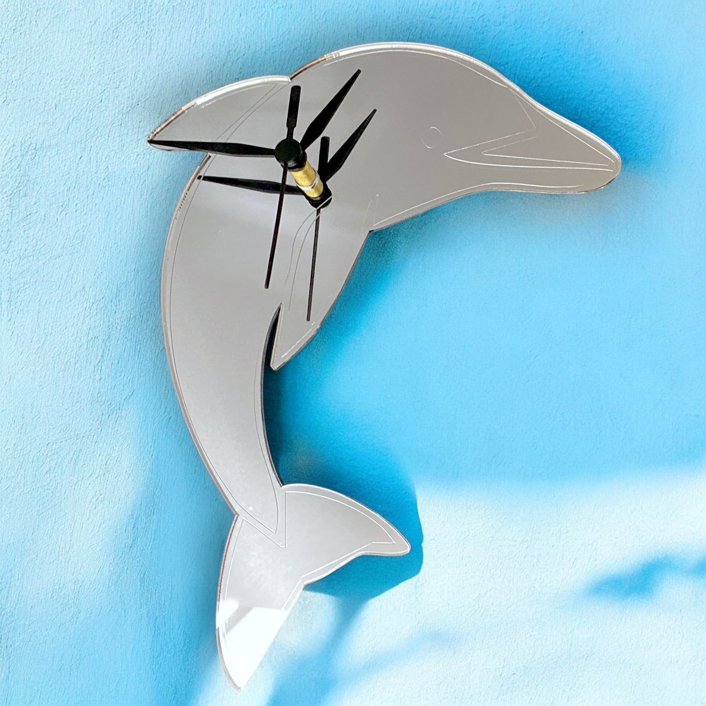 Etched Dolphin Shaped Clocks