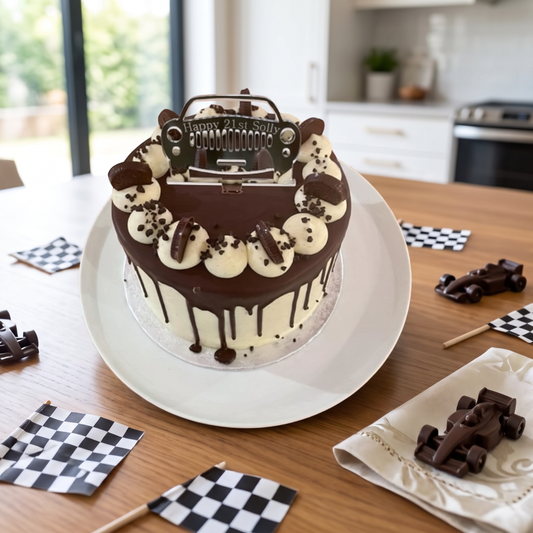 Custom Sport Car Cake Topper Personalized Racing Birthday Decor